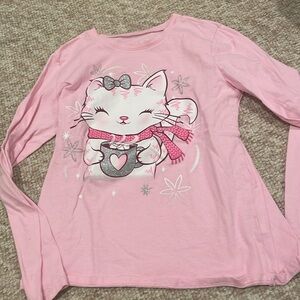 4/$12 Childrens place pink l/s tee XL